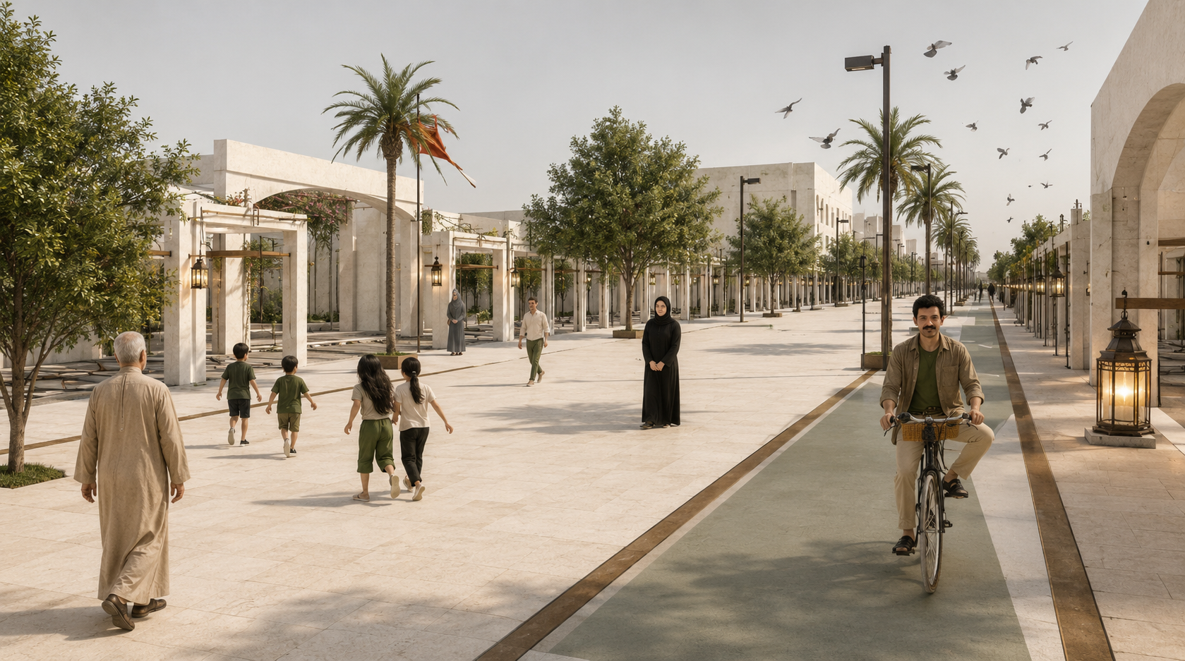 Pedram Sadafi — Salam Walkway Qeshm Island urban landscape competition