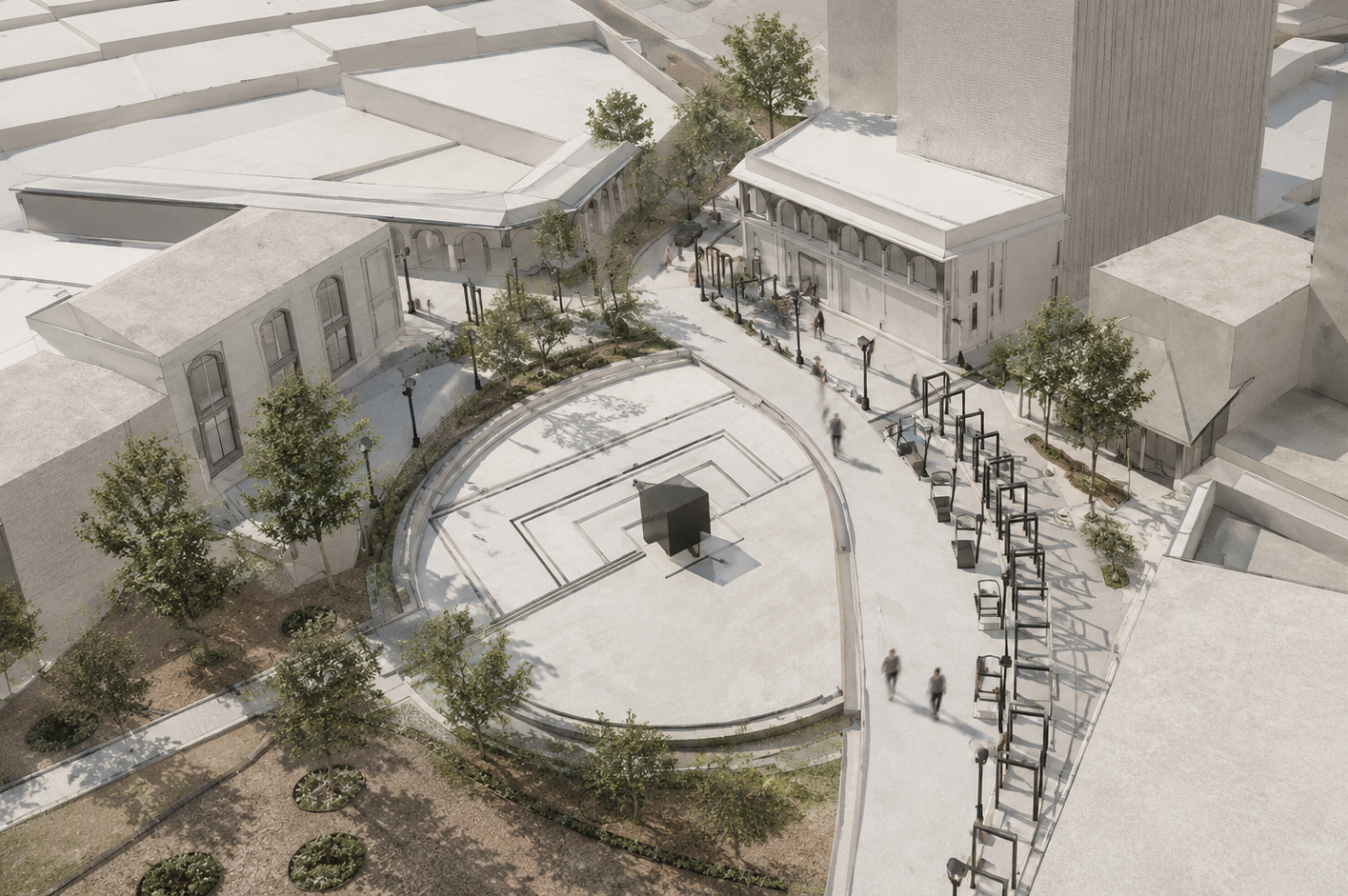 Bagh-e Feyz Neighbourhood Centre landscape design